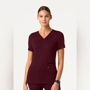 Jaanuu Kass Slim 4-Pocket ULTRAsoft Scrub Top